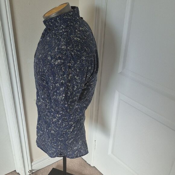 Buffalo David Bitton Navy Floral Button Down Shirt - Picture 4 of 16